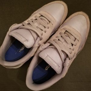 Silver and grey size 8 Reeboks